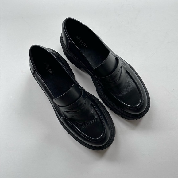 Nasty Gal Leather Chunky Loafers 40 EU / 9 US - Picture 2 of 15